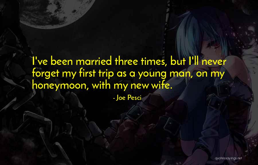 First Honeymoon Quotes By Joe Pesci First Honeymoon Quotes By Joe Pesci