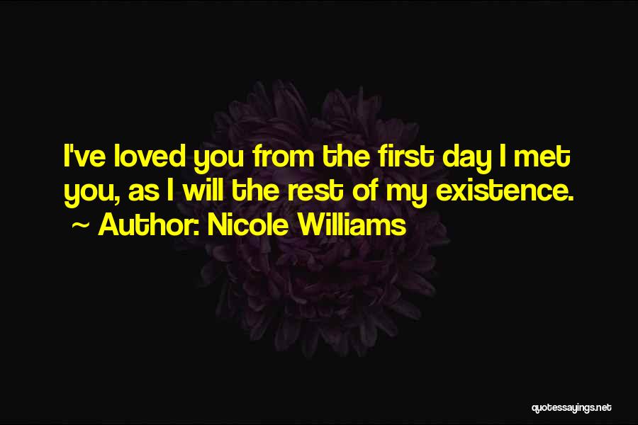 First I Met You Quotes By Nicole Williams