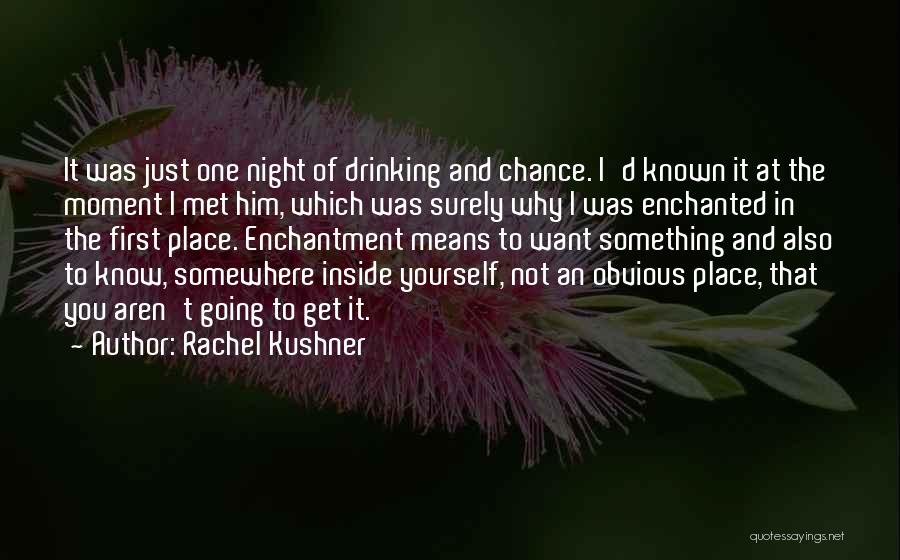 First I Met You Quotes By Rachel Kushner