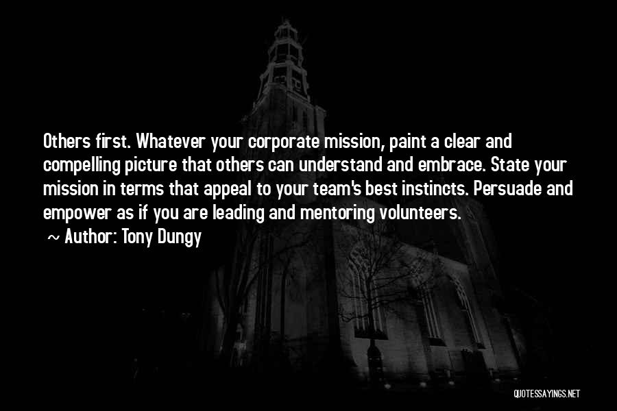 First Instincts Quotes By Tony Dungy