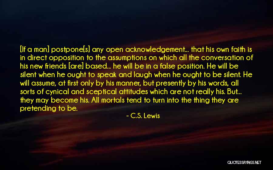 First Interaction Quotes By C.S. Lewis First Interaction Quotes By C.S. Lewis