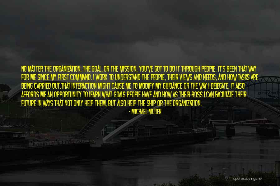 First Interaction Quotes By Michael Mullen First Interaction Quotes By Michael Mullen