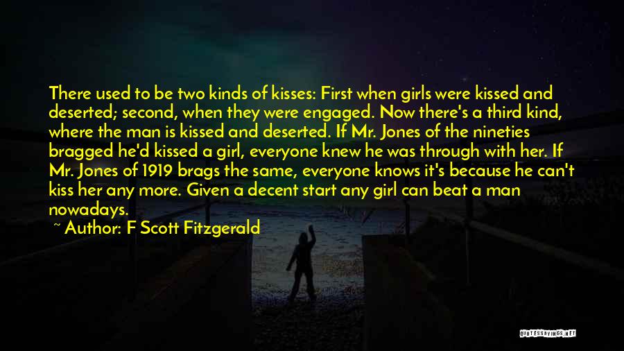 First Kiss Girl Quotes By F Scott Fitzgerald