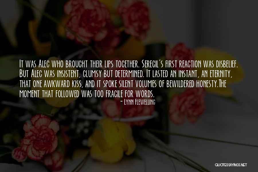 First Kiss Love Quotes By Lynn Flewelling First Kiss Love Quotes By Lynn Flewelling