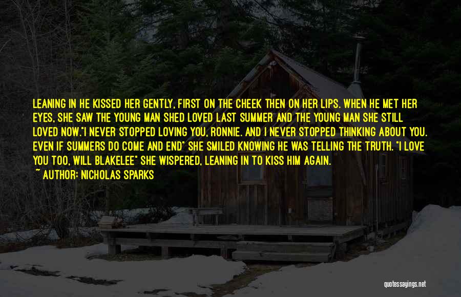 First Kiss Quotes By Nicholas Sparks