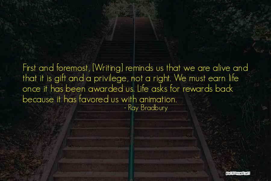 First Life Quotes By Ray Bradbury First Life Quotes By Ray Bradbury