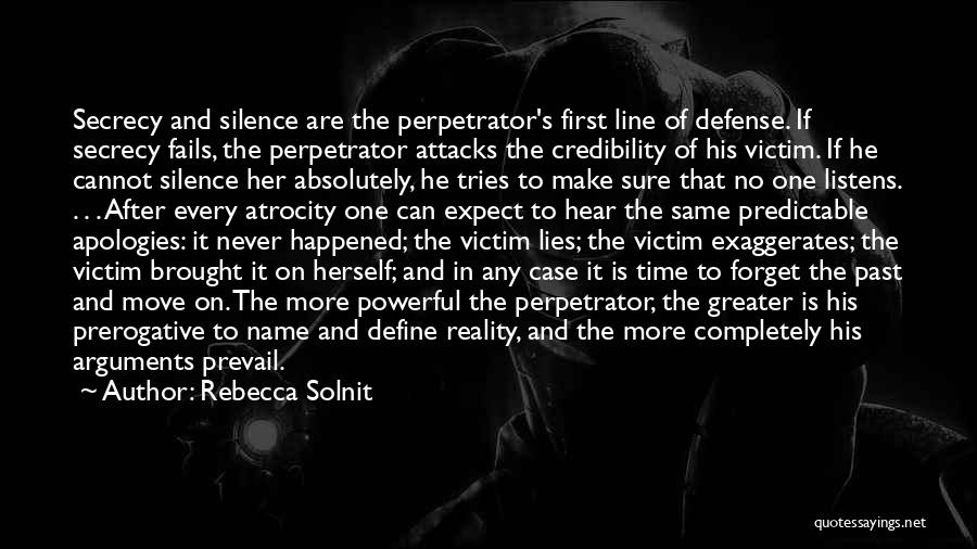 First Line Of Defense Quotes By Rebecca Solnit