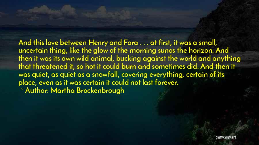 First Love Last Forever Quotes By Martha Brockenbrough