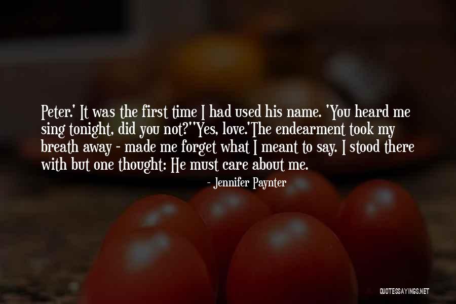 First Love Love Quotes By Jennifer Paynter