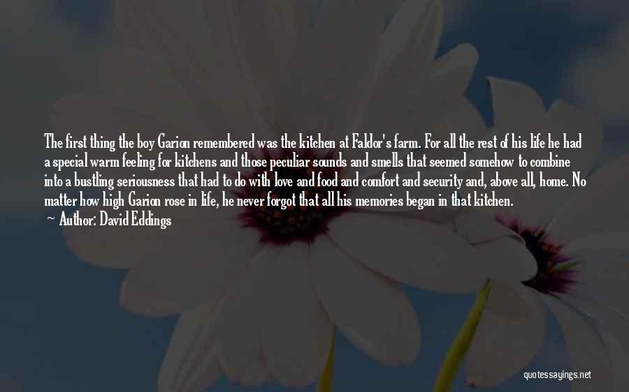 First Love Memories Quotes By David Eddings