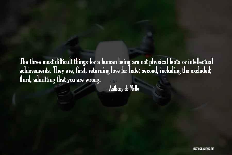 First Love Returning Quotes By Anthony De Mello First Love Returning Quotes By Anthony De Mello