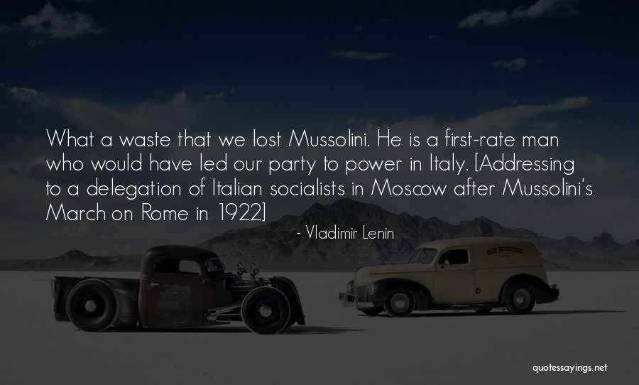 First Man In Rome Quotes By Vladimir Lenin