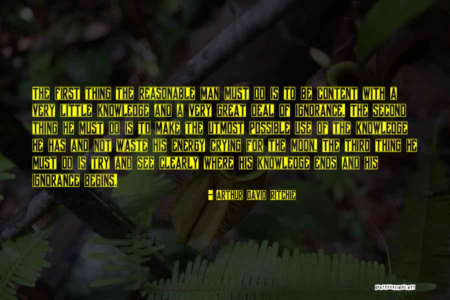 First Man On Moon Quotes By Arthur David Ritchie First Man On Moon Quotes By Arthur David Ritchie