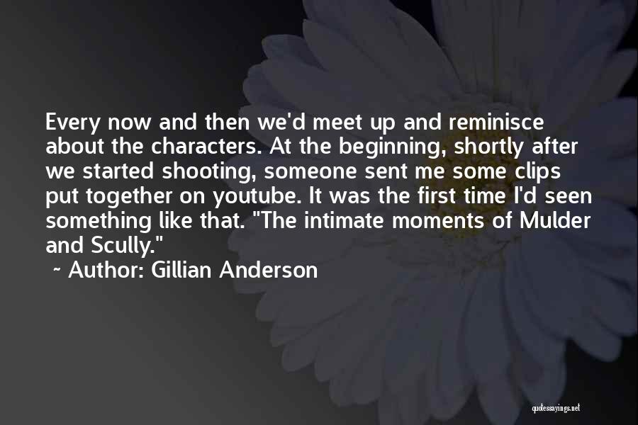 First Meet Up Quotes By Gillian Anderson