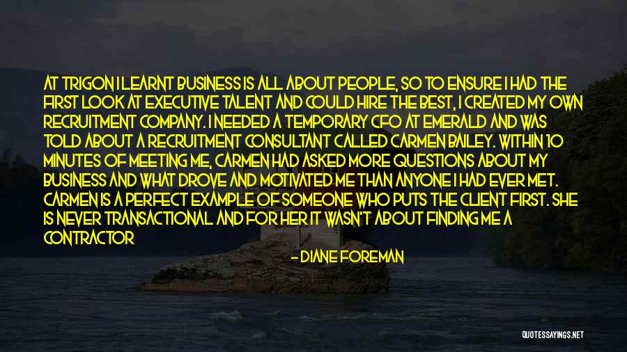 First Meeting Someone Quotes By Diane Foreman