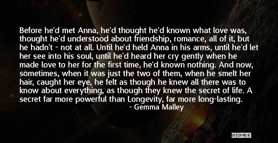 First Met Love Quotes By Gemma Malley