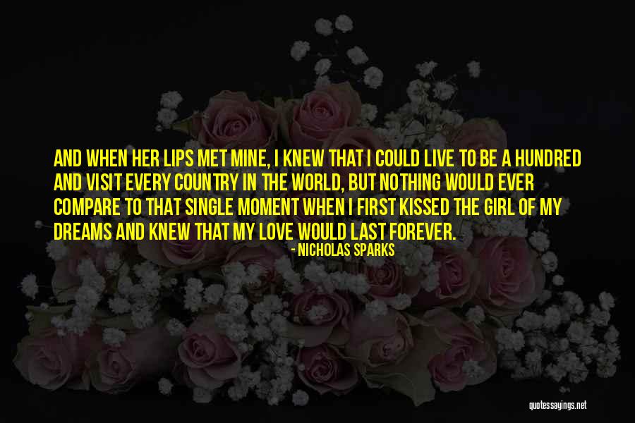 First Met Love Quotes By Nicholas Sparks