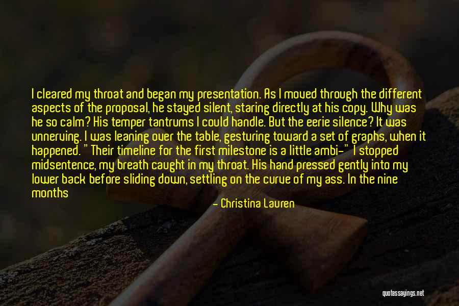 First Milestone Quotes By Christina Lauren First Milestone Quotes By Christina Lauren