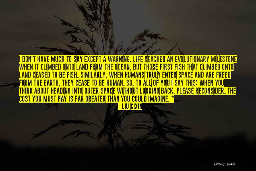 First Milestone Quotes By Liu Cixin First Milestone Quotes By Liu Cixin
