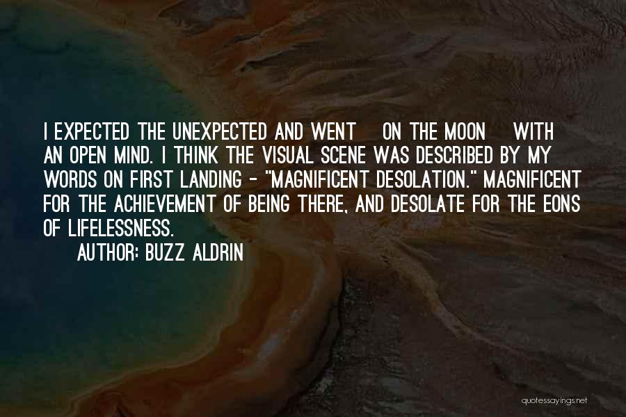 First Moon Landing Quotes By Buzz Aldrin