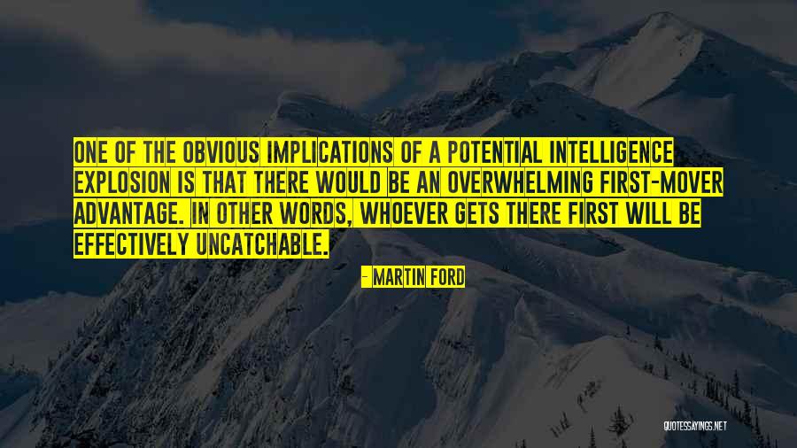 First Mover Quotes By Martin Ford