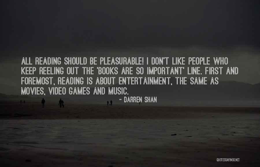 First Music Video Quotes By Darren Shan