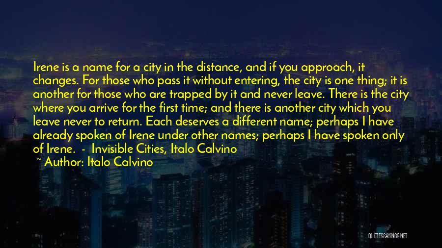 First Names Quotes By Italo Calvino