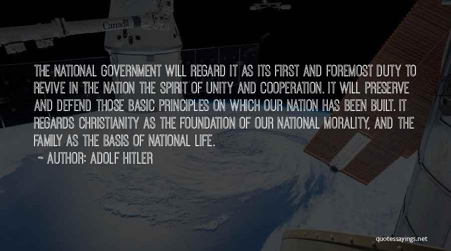 First Nation Quotes By Adolf Hitler