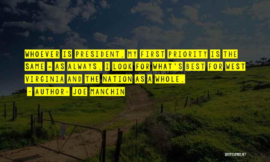 First Nation Quotes By Joe Manchin