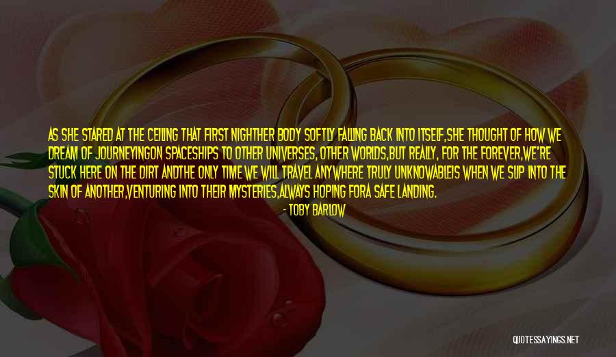 First Night Without You Quotes By Toby Barlow