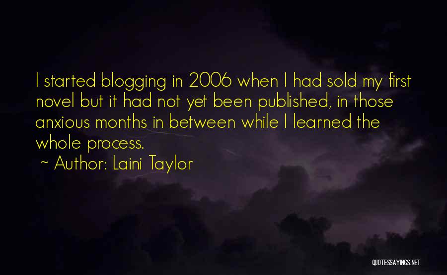 First Novel Quotes By Laini Taylor