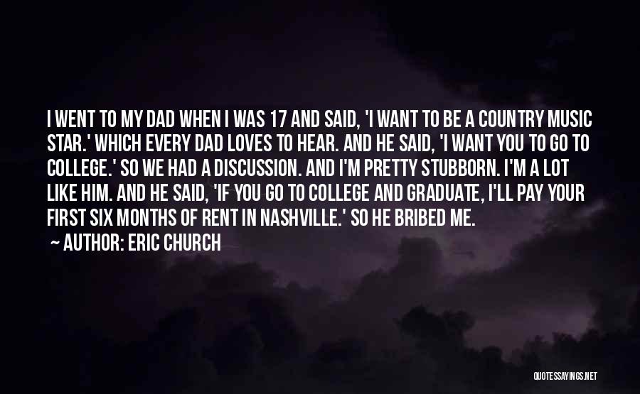 First Pay Quotes By Eric Church