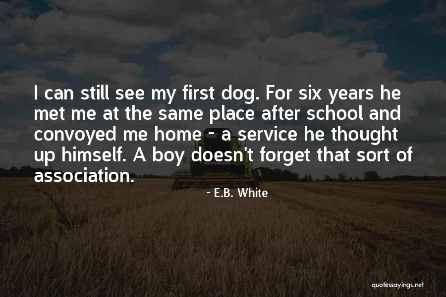 First Place We Met Quotes By E.B. White