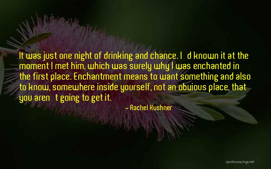 First Place We Met Quotes By Rachel Kushner