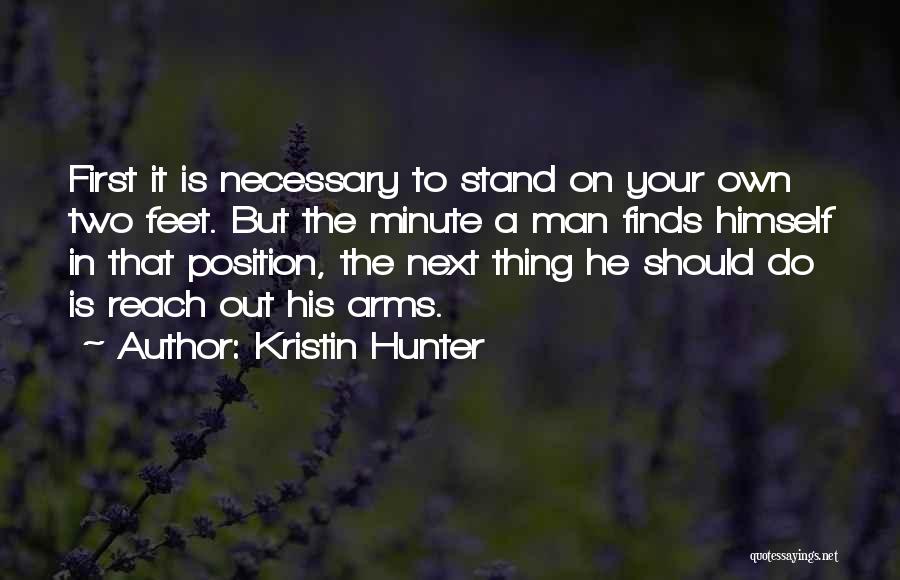 First Position Quotes By Kristin Hunter