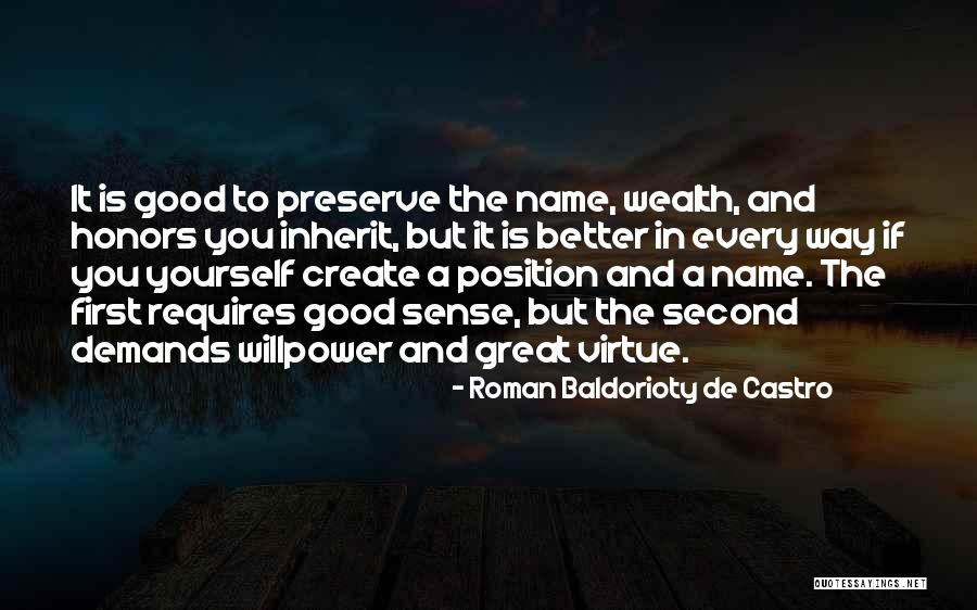 First Position Quotes By Roman Baldorioty De Castro