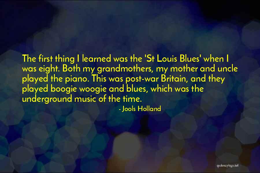 First Post Quotes By Jools Holland