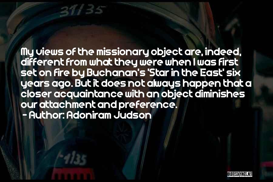 First Preference Quotes By Adoniram Judson