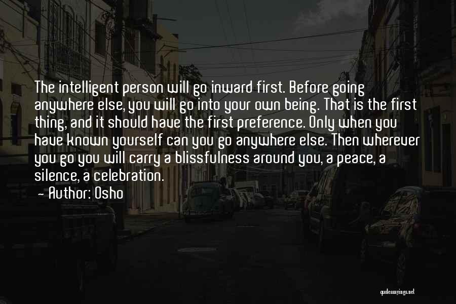 First Preference Quotes By Osho