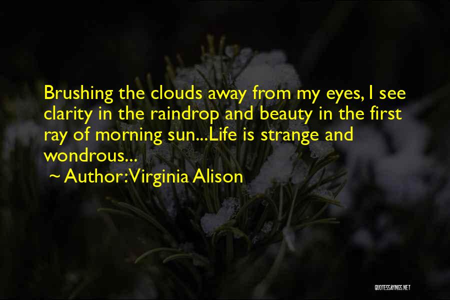 First Raindrop Quotes By Virginia Alison