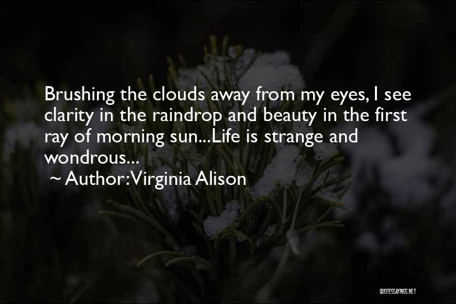 First Raindrops Quotes By Virginia Alison