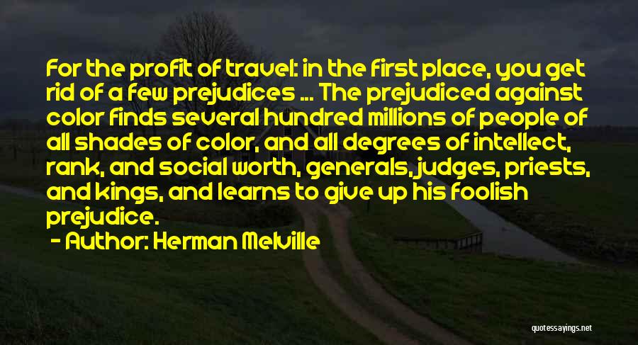 First Rank Quotes By Herman Melville