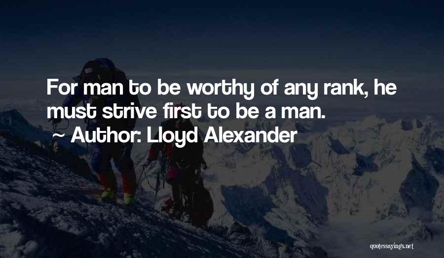 First Rank Quotes By Lloyd Alexander