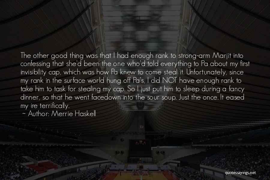 First Rank Quotes By Merrie Haskell