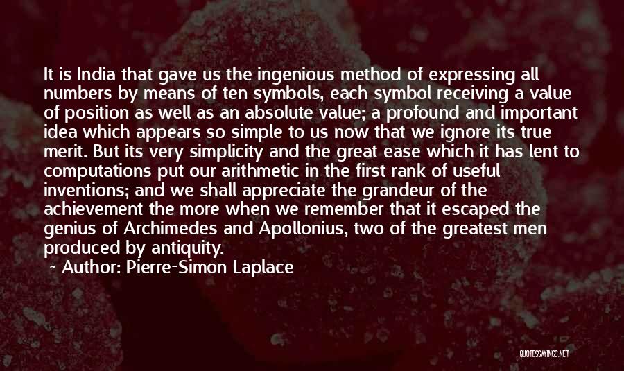 First Rank Quotes By Pierre-Simon Laplace