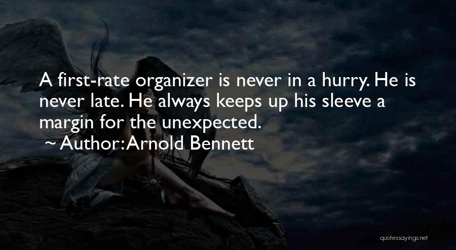 First Rate Quotes By Arnold Bennett