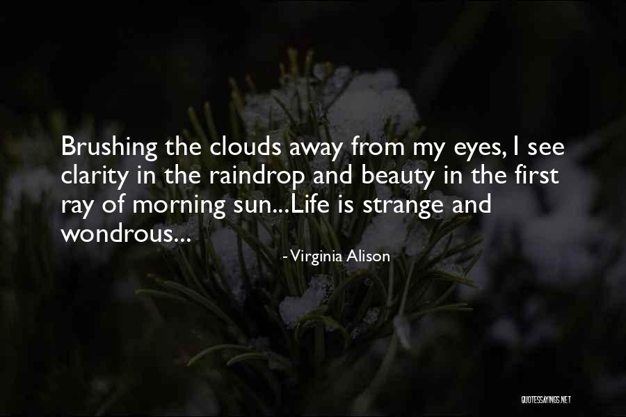 First Ray Sun Quotes By Virginia Alison First Ray Sun Quotes By Virginia Alison