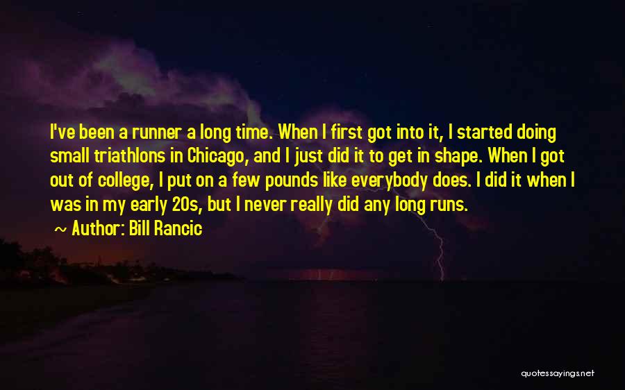 First Runner Up Quotes By Bill Rancic