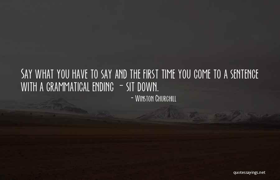 First Sentences Quotes By Winston Churchill First Sentences Quotes By Winston Churchill