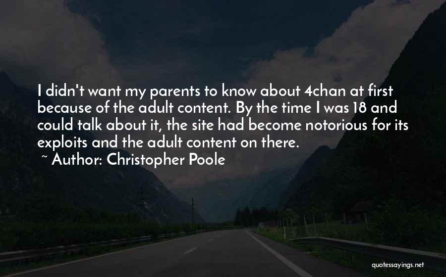 First Site Quotes By Christopher Poole